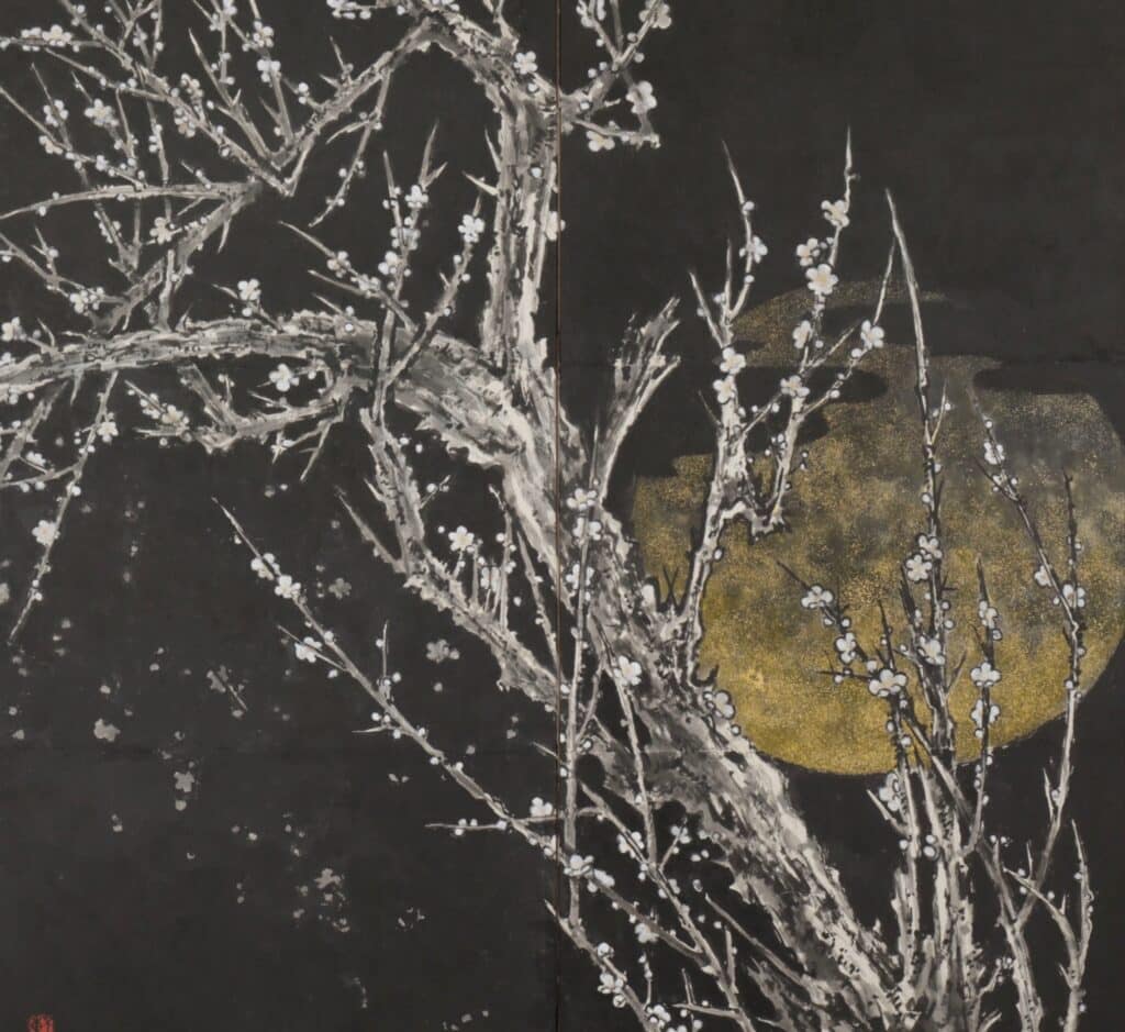 Morihiro Hosokawa (b.1938) The Old Plum Tree (2021) le sentiment